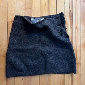 Miu Miu Wool Mini Skirt